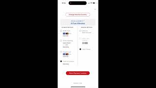How to select Cash at Location in MoneyGram app?