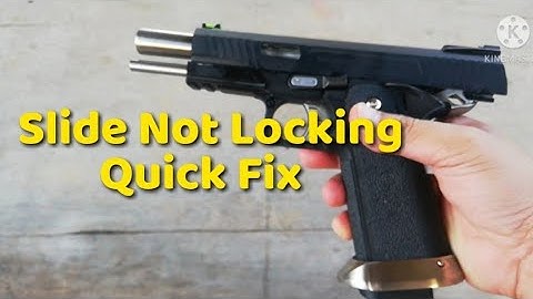 How to fix 1911 slide not locking
