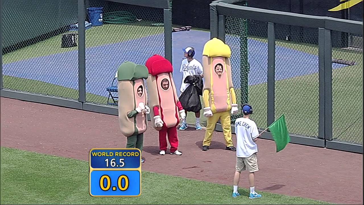 Kansas City Royals Hot Dog Derby YouTube
