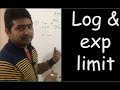 Exponential and Logarithmic Limits in Hindi - 34