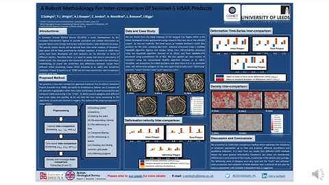 ID 247 A Robust Methodology For Inter comparison Of Sentinel 1 InSAR Products