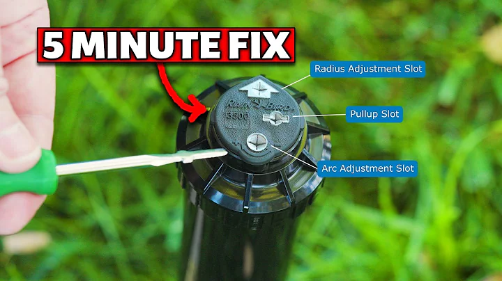 How to Adjust Rain Bird 3500 & 32SA Rotor Sprinklers (Beginner’s Guide)