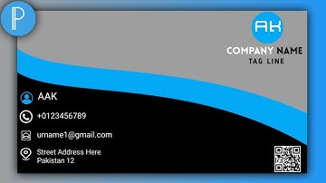 Business Card Design on Android Pixellab Tutorial