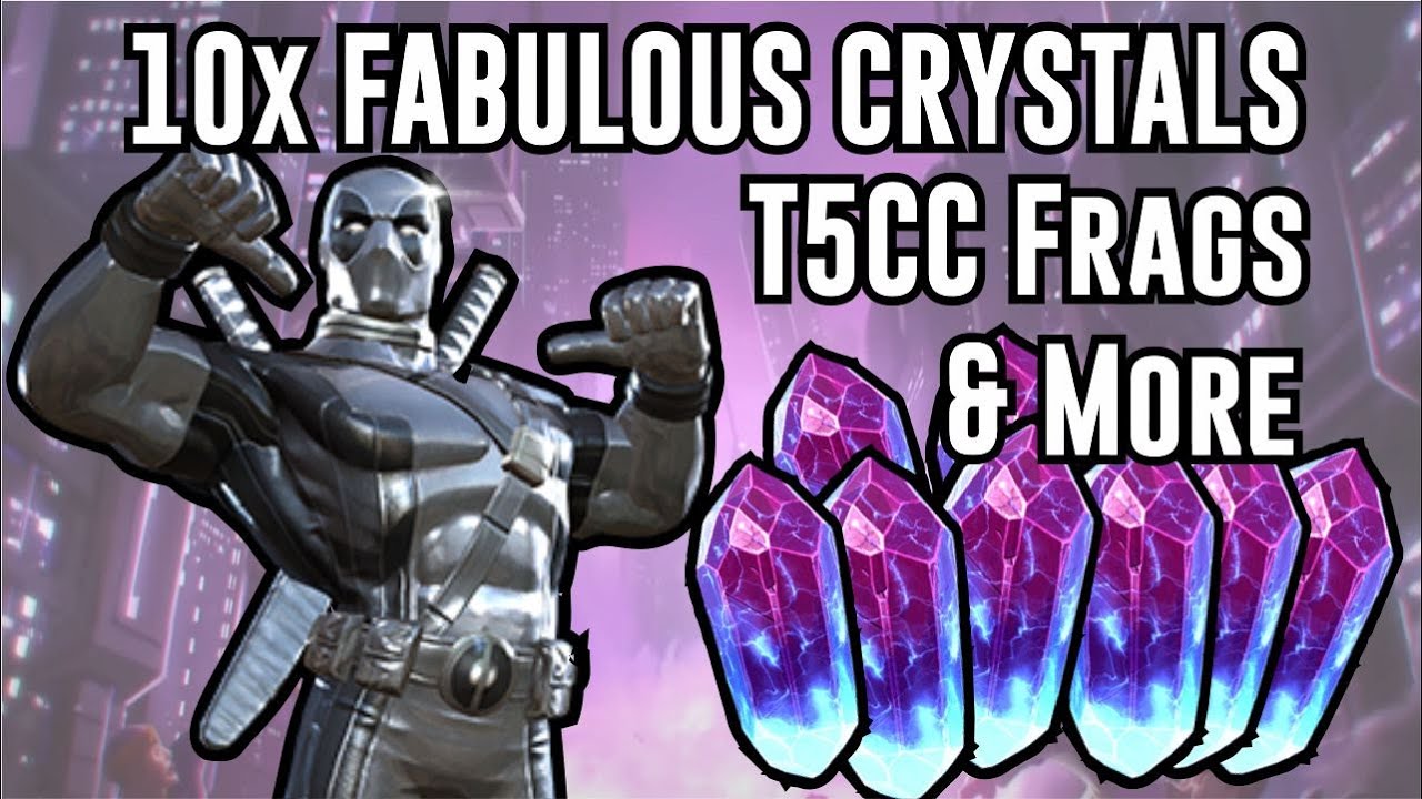 10x Platinumpool Fabulous Crystals, T5CC Fragments, & Bonus Content | Marvel Contest of Champions