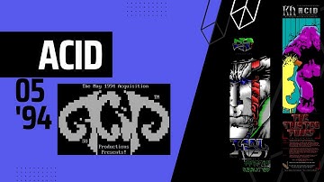ACiD Acquisition [05/94] Full ANSI/ASCII Release Video #ANSI #ansiart #asciiart