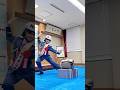 警察署で瓦割り🔥japan’s toughest announcer !⁡_______________________________ #寸勁 #空手 #練馬警察署 #瓦割り