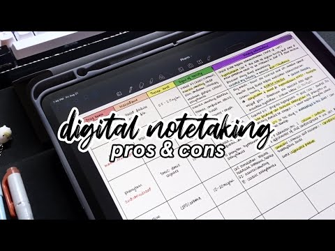 Pros & cons of digital notetaking ✏️ | iPad & Apple Pencil