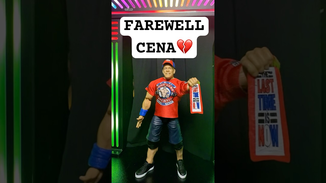 JOHN CENA FAREWELL TOUR WWE ELITE ACTION FIGURE ENTERS FIGD0M 🔥