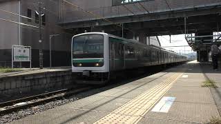 回9595M E501系 K753編成 内原駅発車