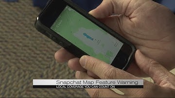 Snap Map Warning