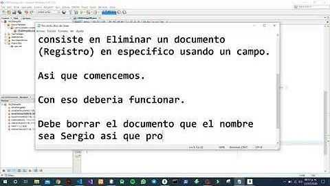 (DELETE) CRUD MongoDB en JAVA usando Apache NetBeans