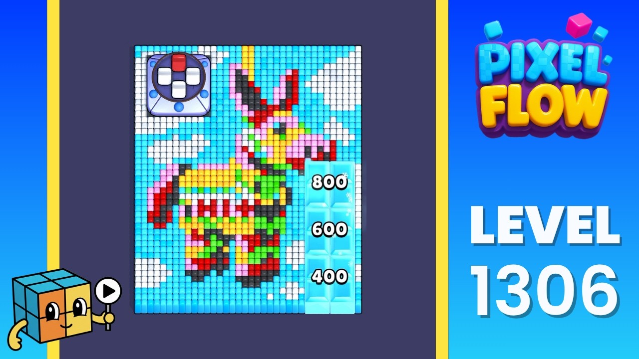 Pixel Flow Level 1306 Walkthrough Solution - YouTube