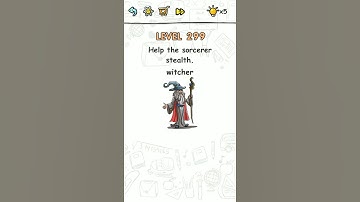 Brain challenge level 299 Help the sorcerer staelth witcher, Solution Walkthrough
