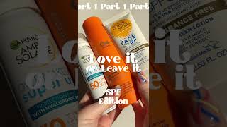 Love it or Leave it - Sunscreen Edition ☀️ Part 1 ✨ Resimi