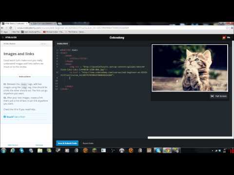 Lets Learn HTML & CSS Episode 2! (CodeCademy) Build A Future Website!