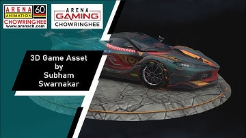 Arena Animation Chowringhee || 3D Game Asset Interface 2023 Subham Swarnakar #arenach #ach