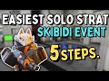 5k coins 5 steps easiest strat for solo brainrot event  roblox tower defense simulator tds