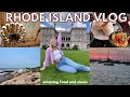 RHODE ISLAND VLOG 2021: exploring Newport, The Breakers, Brown University & more (plus great food)