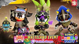 SONIC RUMBLE PARTY - WASTELAND EVENT n HALF ANNIVERSARY DROPS [ Hazco Fox I VPlayers ]