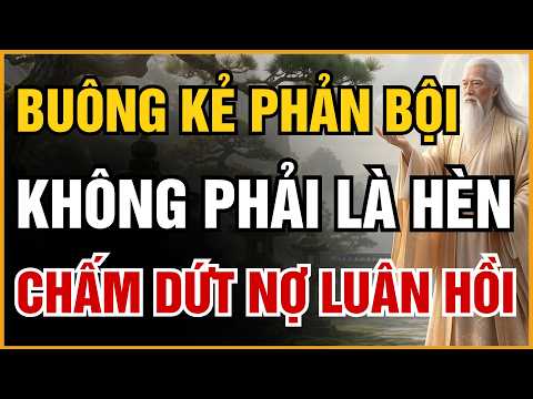 "LÙI MỘT BƯỚC, BIỂN RỘNG TRỜI CAO": BUÔNG BỎ KẺ PHẢN BỘI KHÔNG PHẢI HÈN, MÀ LÀ CẮT NỢ LUÂN HỒI