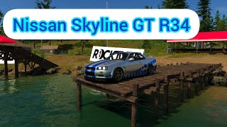 Nissan Skyline GT R34 Drift CarThe Crew 2 тест-драйв