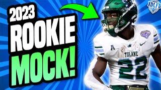 UPDATED Post-Draft Rookie Mock Draft! | Dynasty Fantasy Football 2023