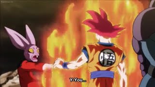 Super Saiyan God Goku Help Hit English Subbed HD