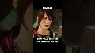 thwart — Dragon age : Inquisition dialogue scene