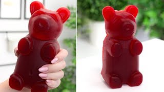 DIY GIANT GUMMY BEAR RECIPE | HOW TO MAKE A GIANT GUMMY BEAR