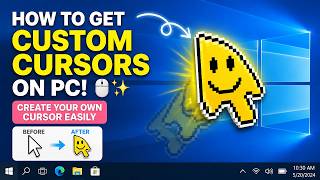 How to Get Custom Cursors on PC! 🖱️✨ (Create Your Own Cursor Easily)