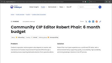 CIP Editing 6-month report for Catalyst Fund 14