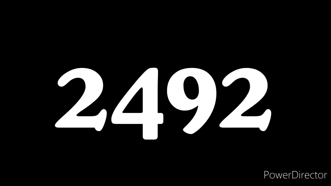 Challenge Countdown from 2500 - YouTube