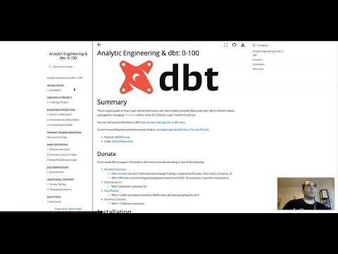 Analytics Engineering & dbt: Creating a dbt project