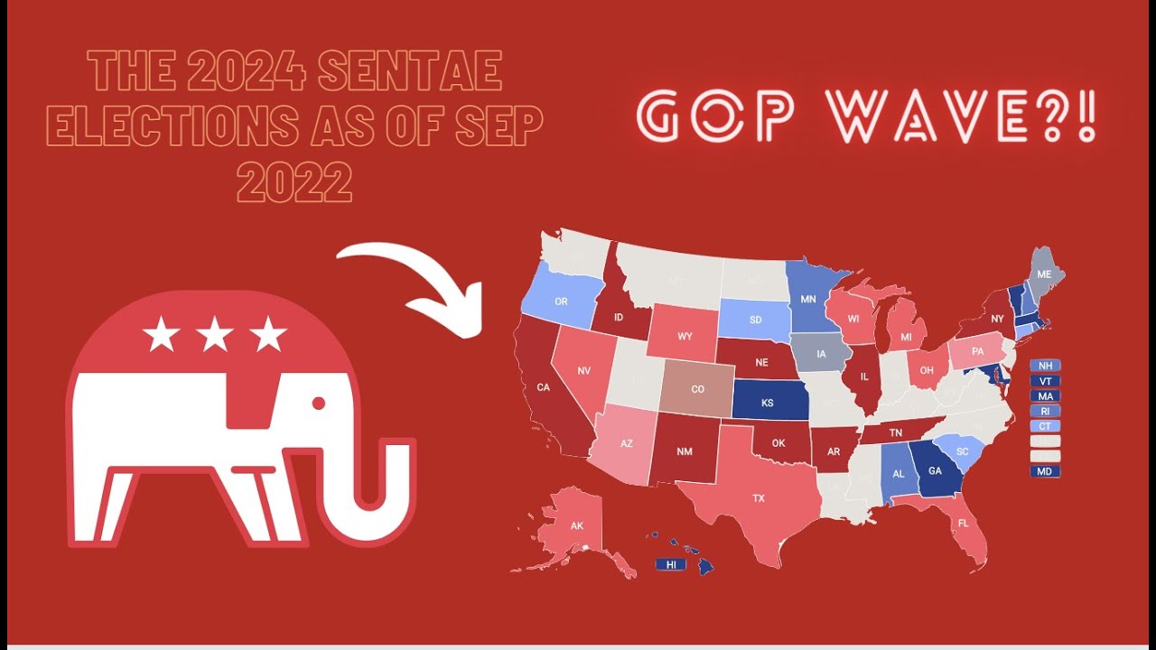 My UPDATED 2024 Senate Prediction Ssep 2022) YouTube