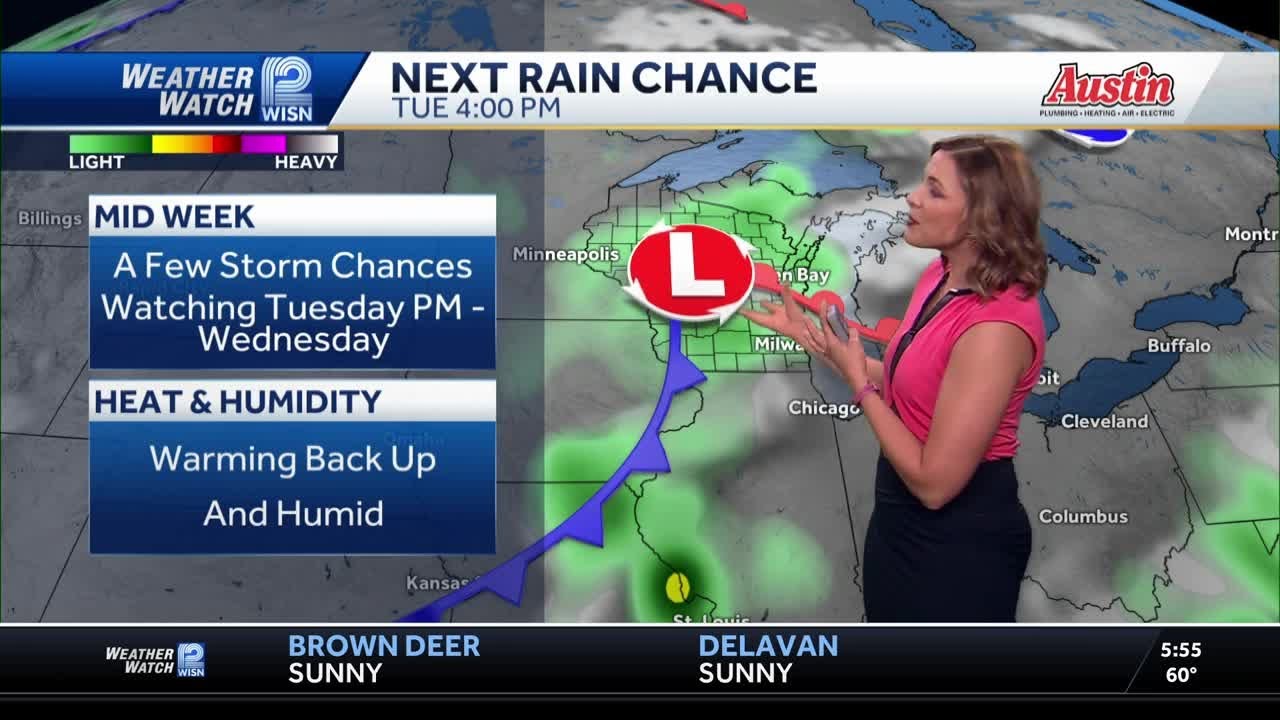 7/7 Tracking Midweek Rain in SE Wisconsin - YouTube