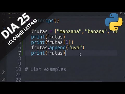 Como COPIAR una LISTA en Python  (Día 25) | Reto 30 Días