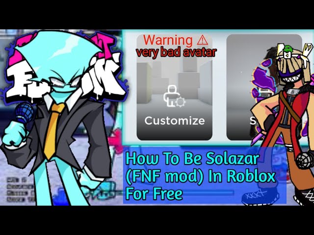How To Be Solazar (FNF mod) For Free || Roblox