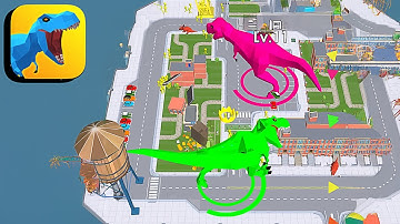 Dinosaur Rampage - All Levels Gameplay Android,ios (Part 5)