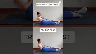 🫰Gentle Pilates Modifications | Rowing Back 1 Reformer Pilates on the mat #reformerpilates