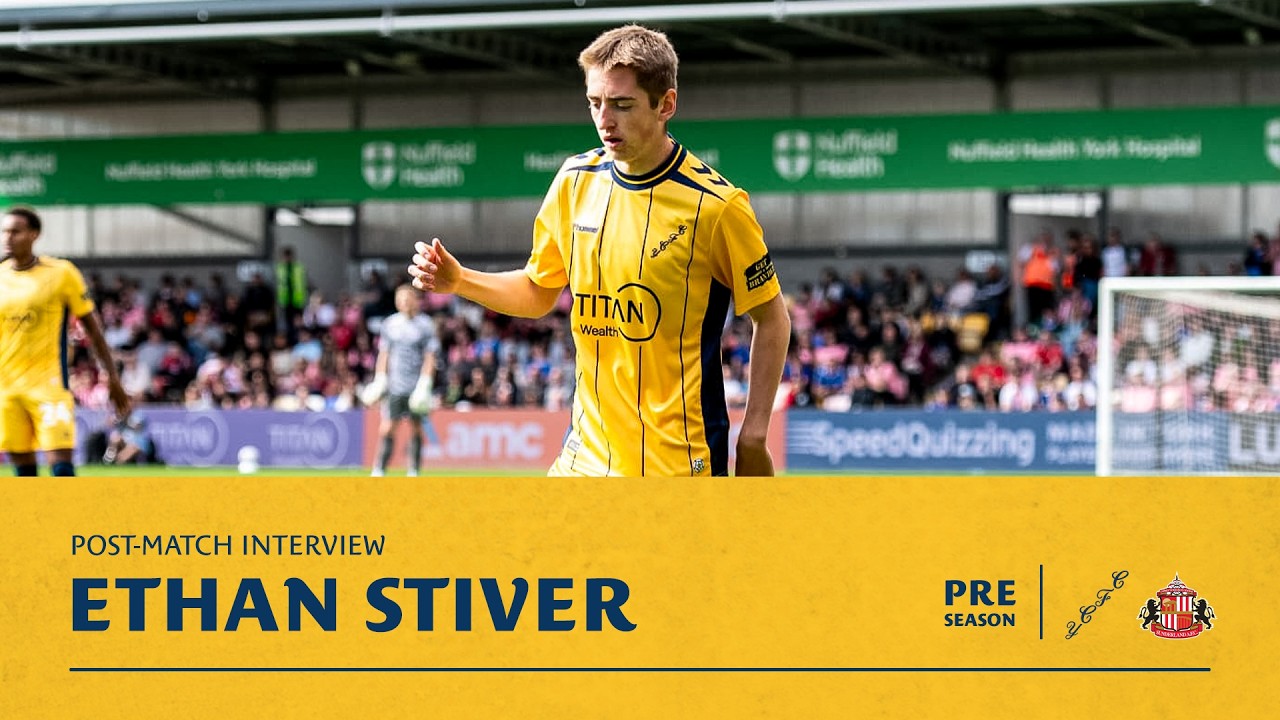 💬 Post-Match Interview | Ethan Stiver | Sunderland (H)