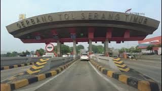 Driving from Serang City to the Jakarta-Merak Toll Road | Scenic Route Through Banten Toward Jakarta