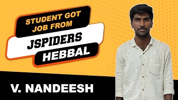 Placement Journey of MAC Graduated as Python Developer | Jspiders | Pyspiders | Hebbal | Nandeesh