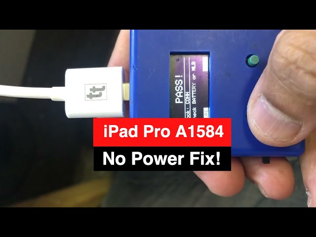 A1584 iPad Pro No Power Fixed. Diagnostic with Tristar Tester