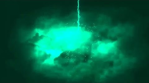 ⛈️⚡Green Cloud Storm 🌩️ Intro Template No Text + Free Download