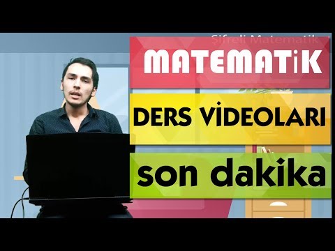 Matematik Konu Anlatımı | Matematik Ders Videoları