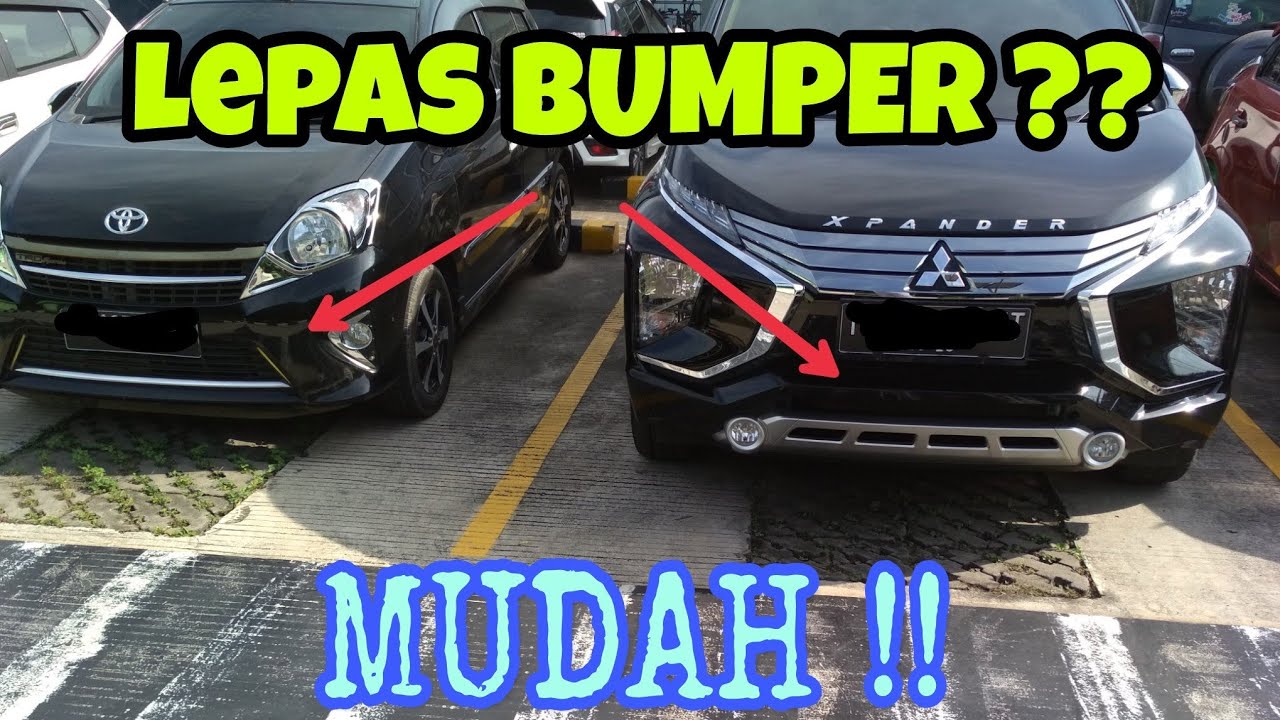 Cara lepas bumper depan Agya Ayla YouTube