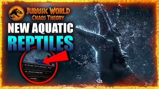 NEW AQUATIC REPTILES IN JURASSIC WORLD CHAOS THEORY?