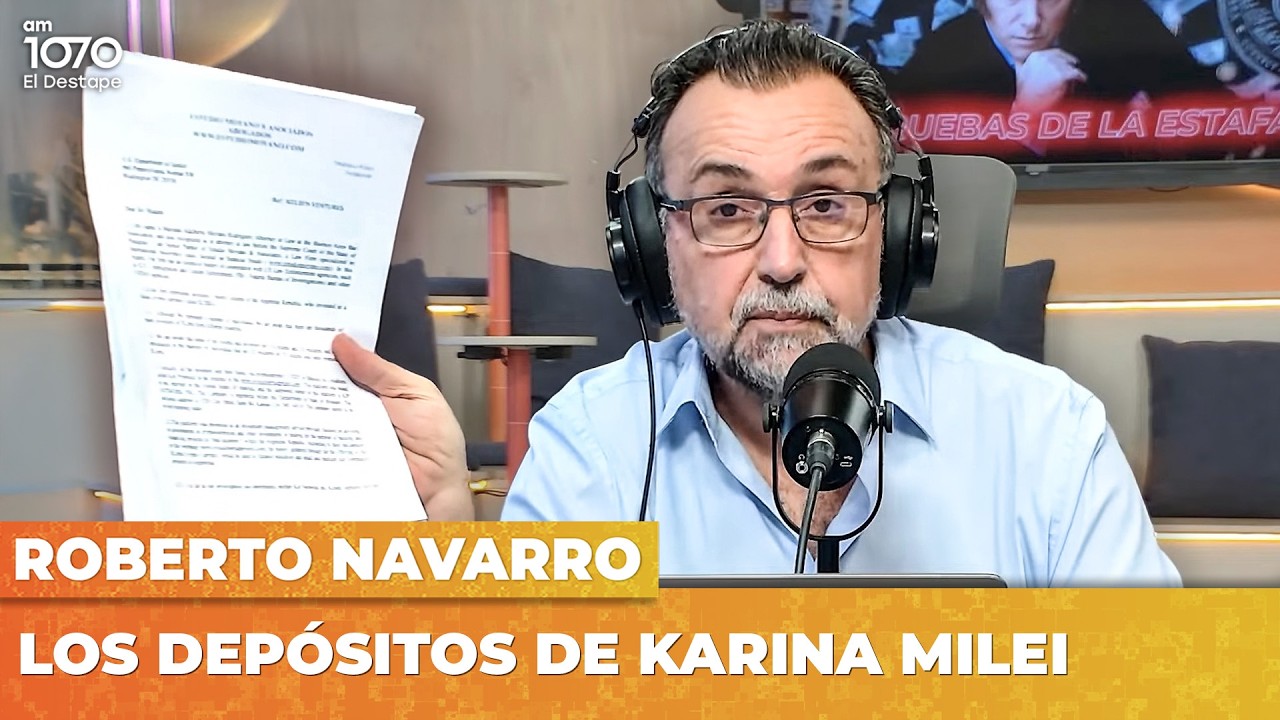 Los depósitos de Karina Milei y el llanto de Jonatan Viale | El editorial de Roberto Navarro