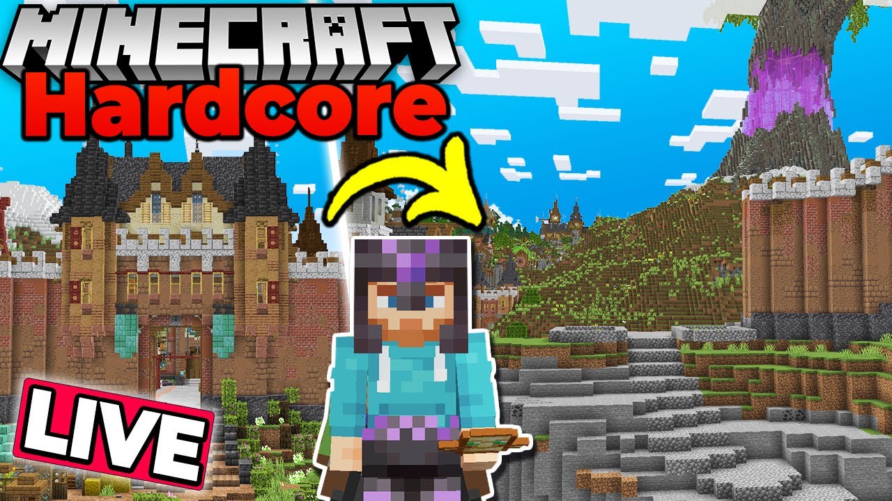 Building a CITY GATEHOUSE in Minecraft 1.20 HARDCORE Survival Let's ...
