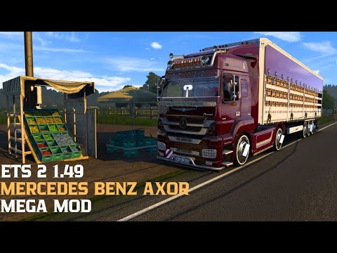 ETS 2 1.49 | MERCEDES BENZ AXOR MEGA MOD | ÖZEL KRONE HAL DORSE | İYİ SEYİRLER #ets2 #ets2mods